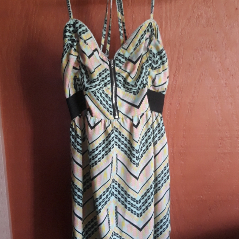 Billabong Zip Front Dress Size M